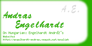 andras engelhardt business card